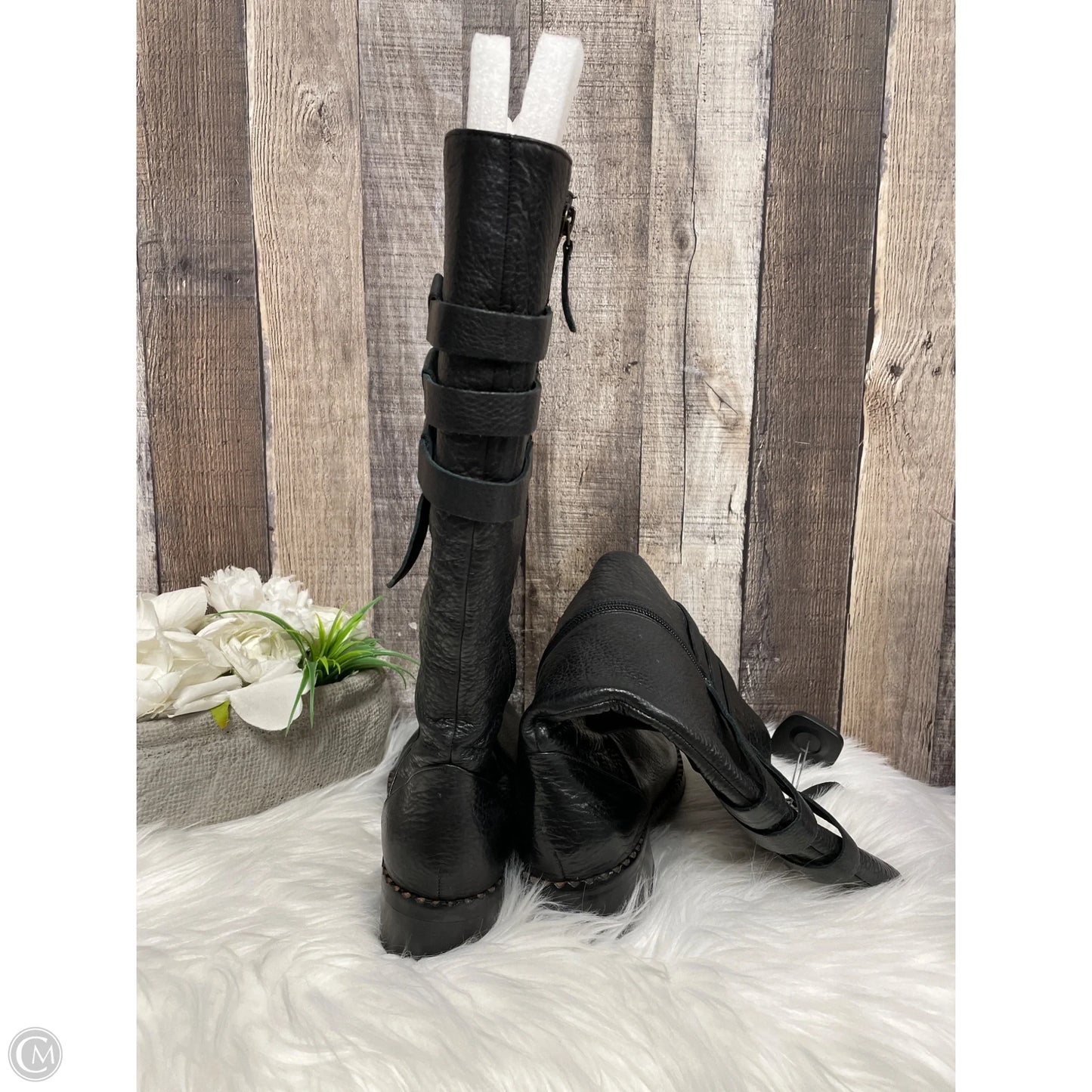 Boots Knee Flats By Gentle Souls In Black, Size: 7.5