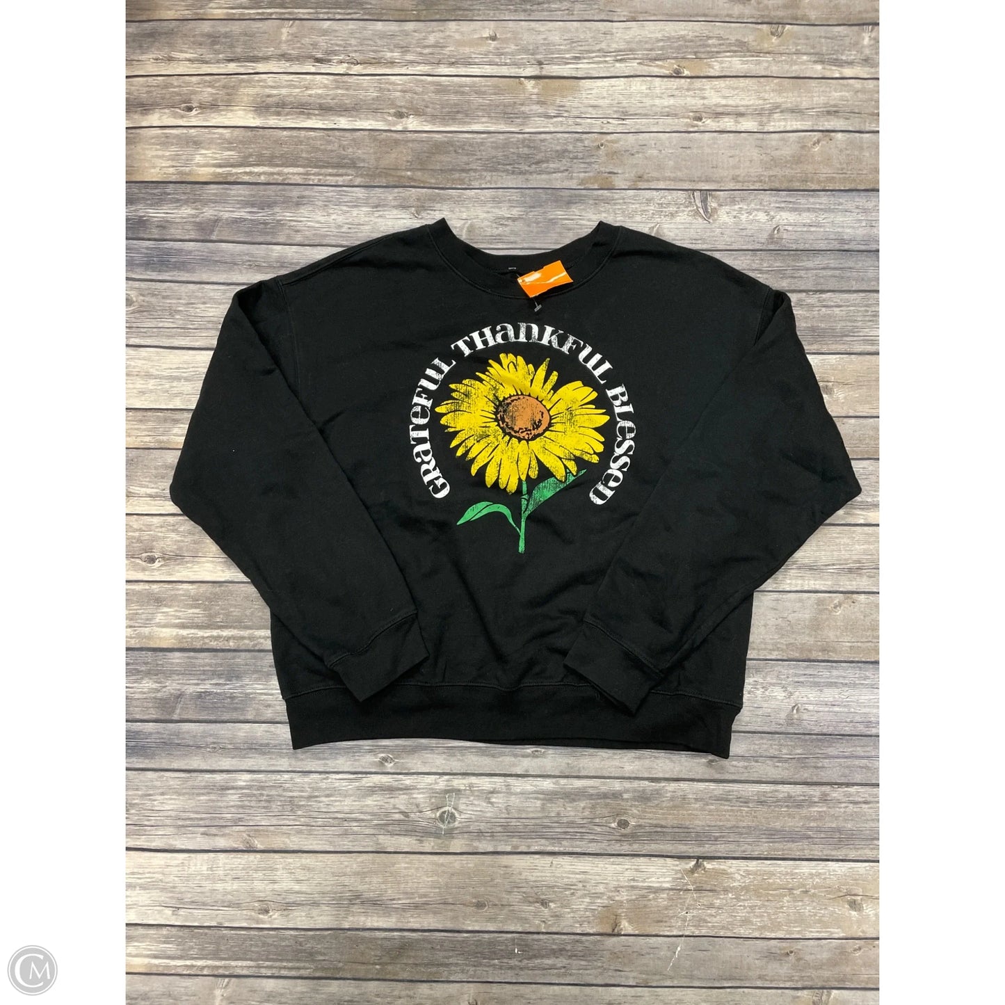 Sweatshirt Crewneck By Awake In Black, Size: Xxl