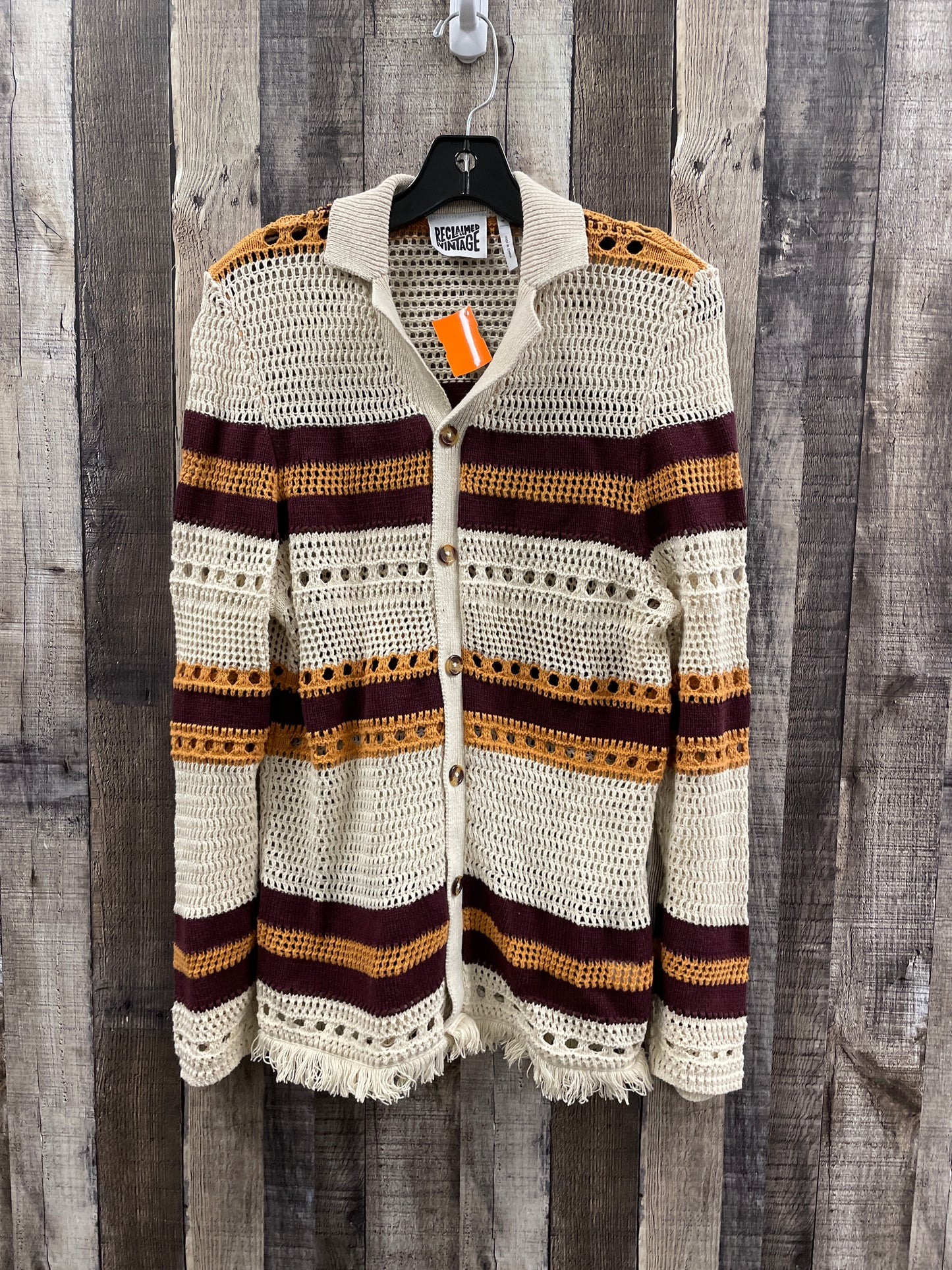 Sweater Cardigan By Cme In Multi-colored, Size: S
