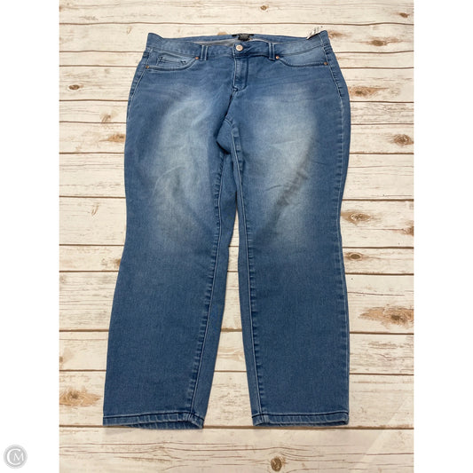Jeans Straight By D Jeans In Blue Denim, Size: 16