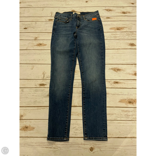 Jeans Skinny By Gap In Blue Denim, Size: 6