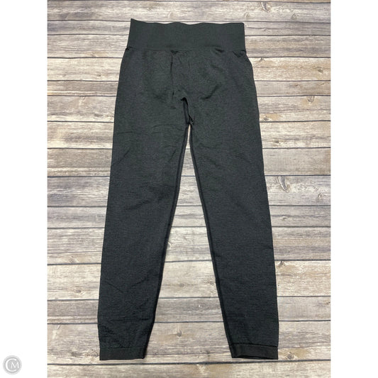 Athletic Leggings By Cmf In Grey, Size: L
