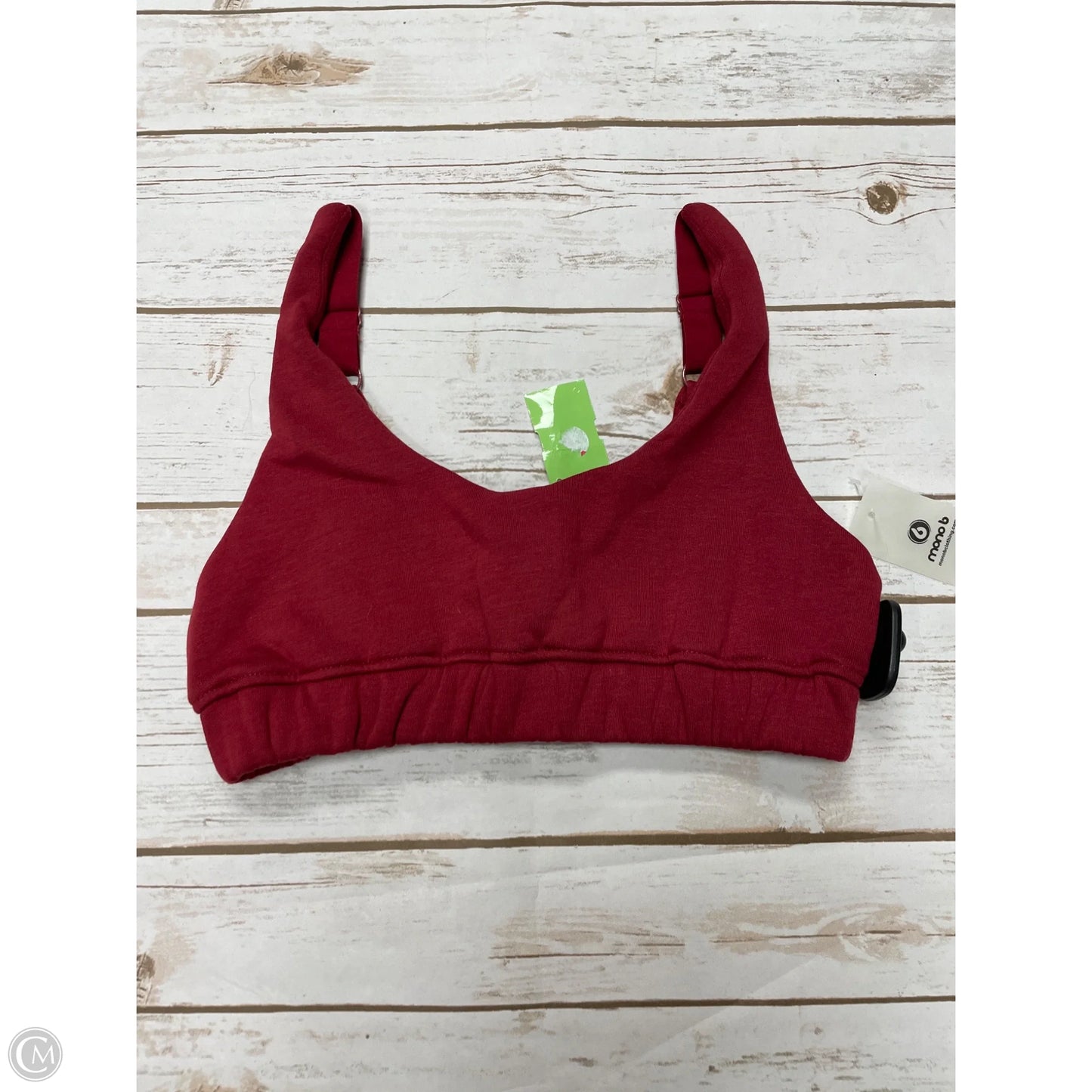 Athletic Bra By Mono B In Red, Size: S