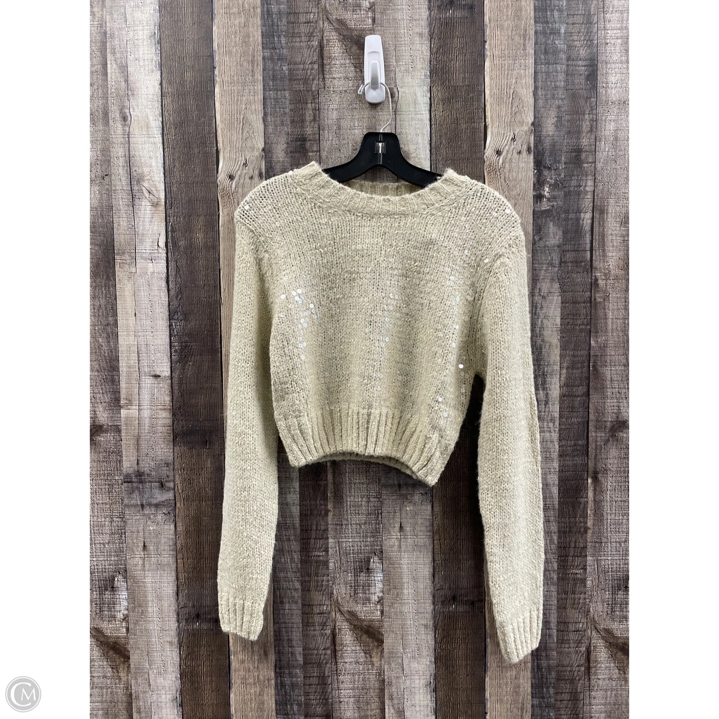 Sweater By Cmc In Cream, Size: S