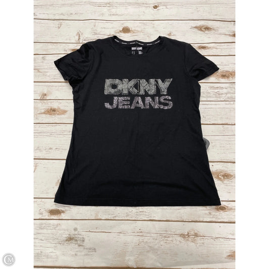 Top Short Sleeve By Dkny In Black, Size: Xs