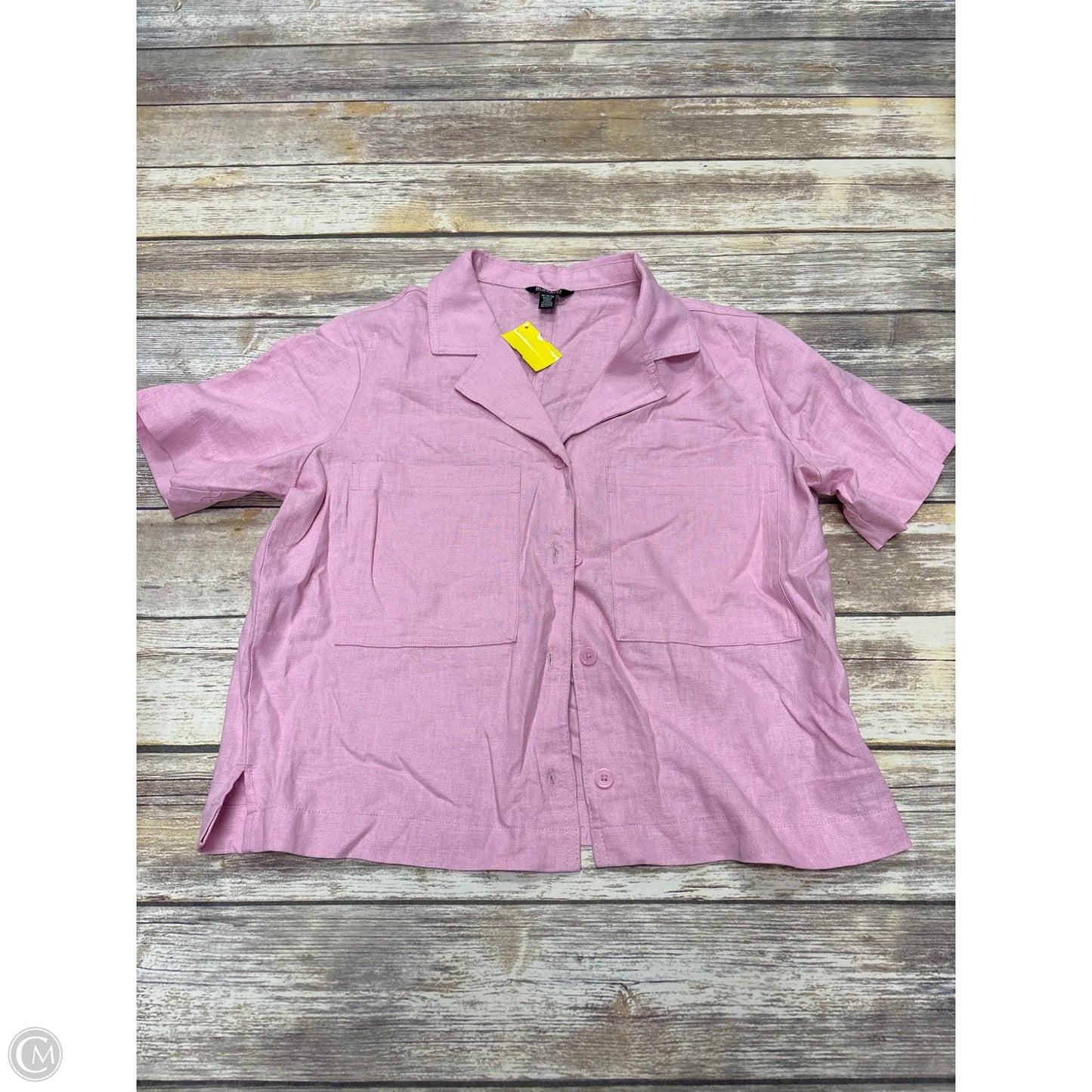 Top Short Sleeve By Buffalo David Bitton In Pink, Size: M