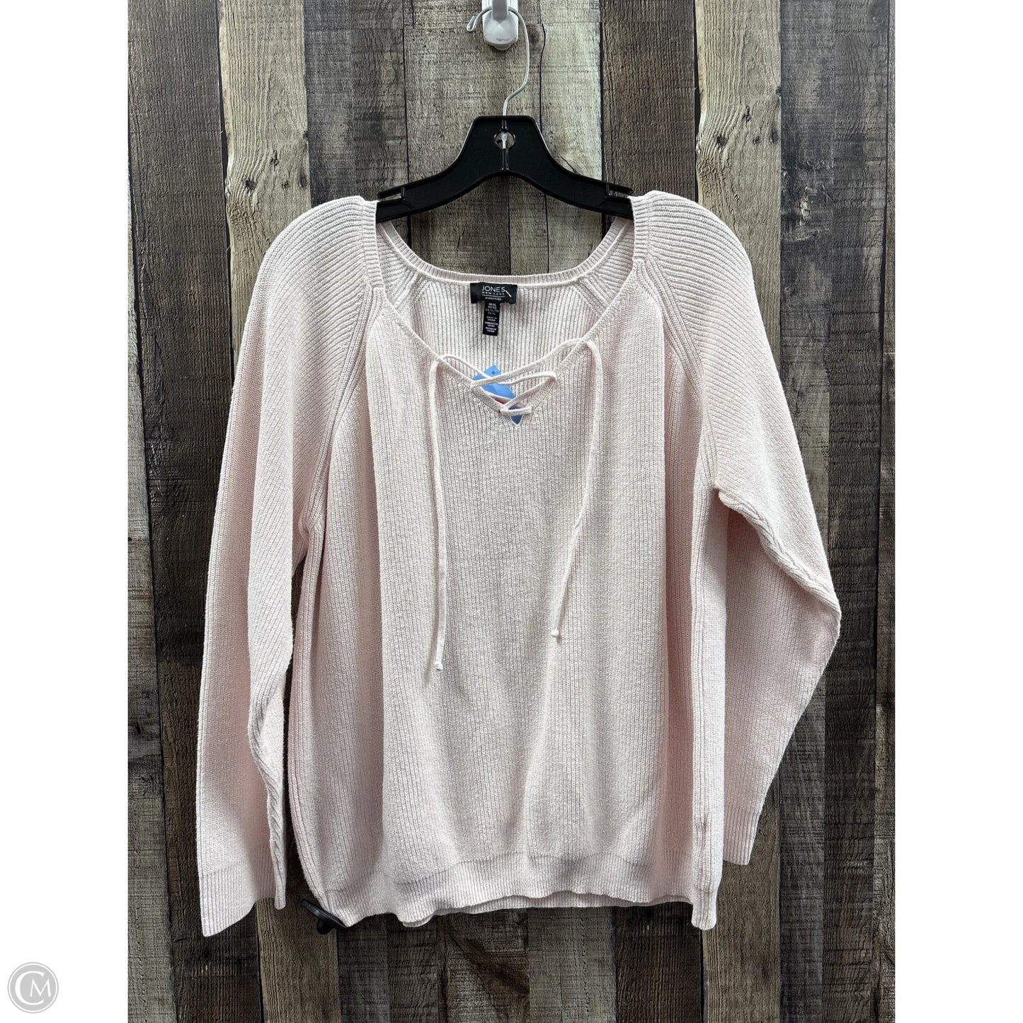 Sweater By Jones New York In Pink, Size: Xl