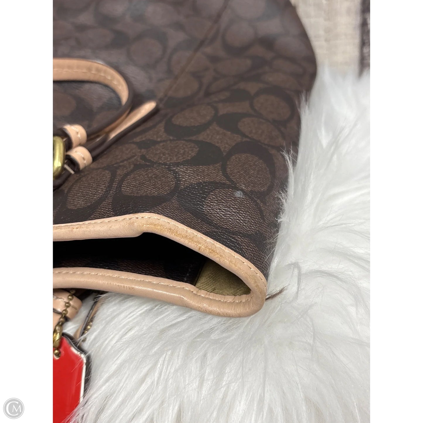 Handbag Designer By Coach, Size: Large