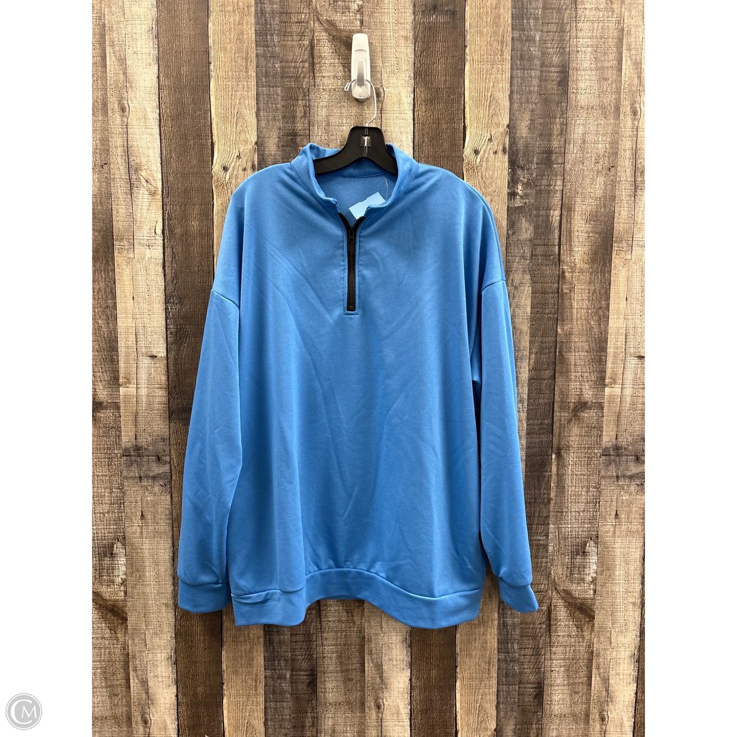 Athletic Jacket By Cme In Blue, Size: Xl