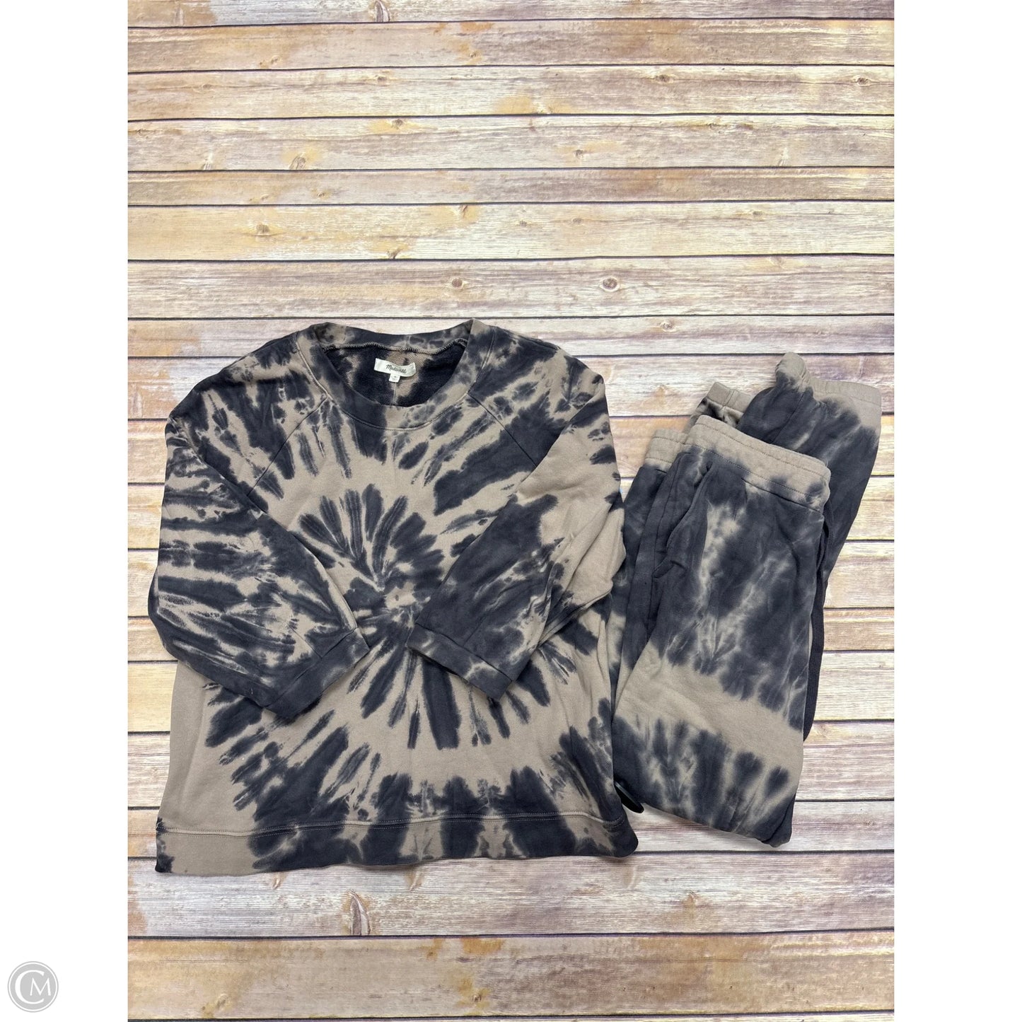 Pants Set 2pc By Madewell In Tie Dye Print, Size: S