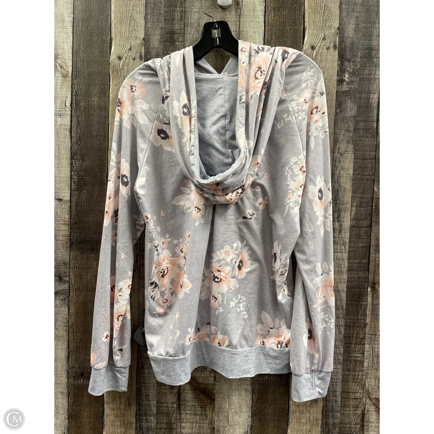 Top Long Sleeve By Cme In Floral Print, Size: M