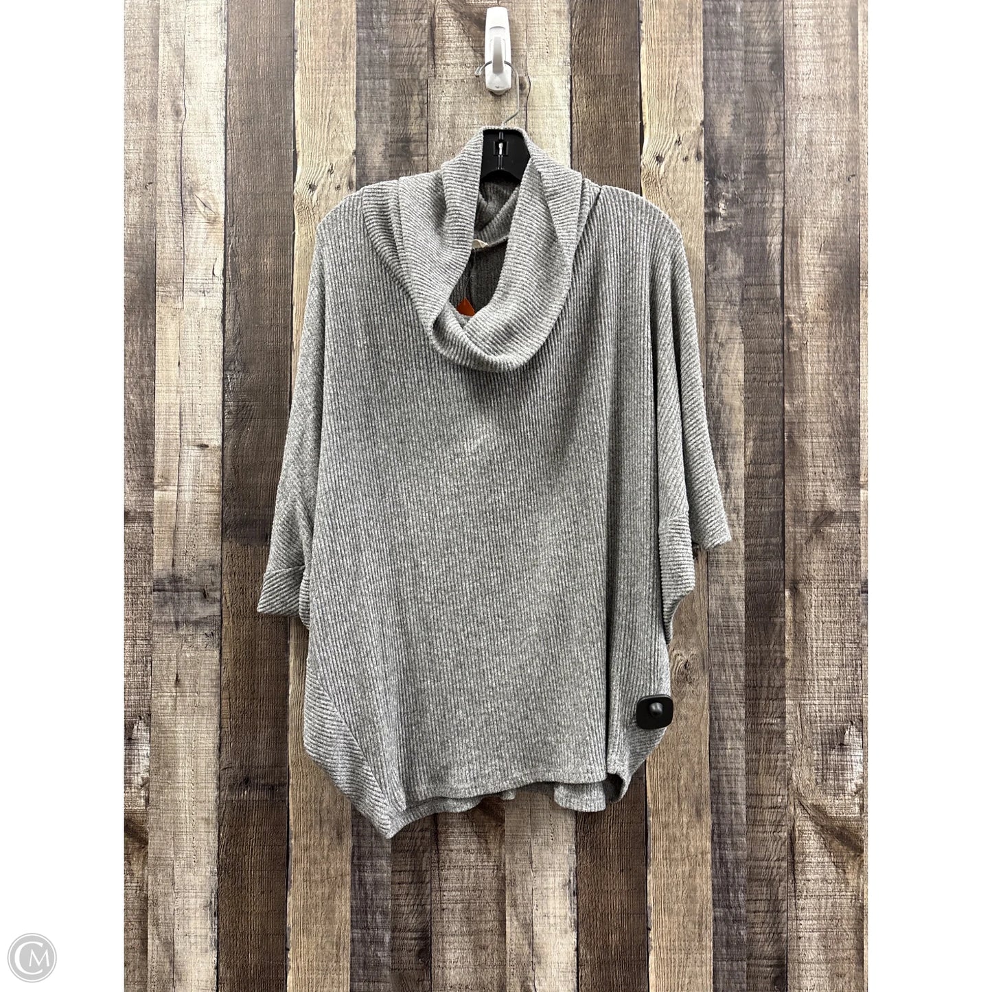 Sweater Short Sleeve By Heimish Usa In Grey, Size: L