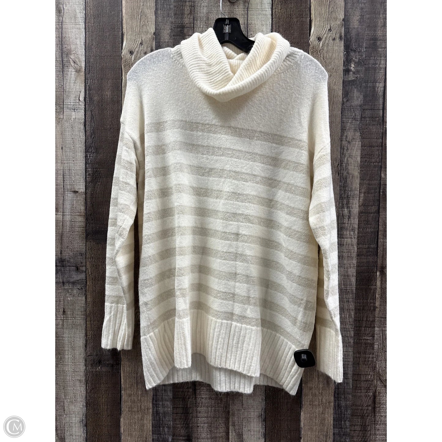 Sweater By Loft In Cream, Size: M