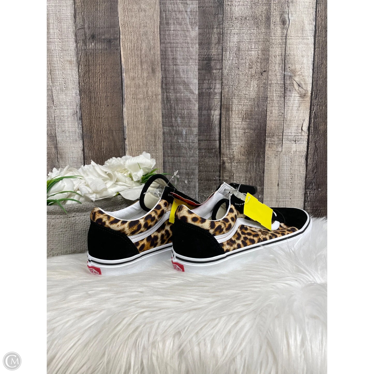 Shoes Athletic By Vans In Animal Print, Size: 7.5