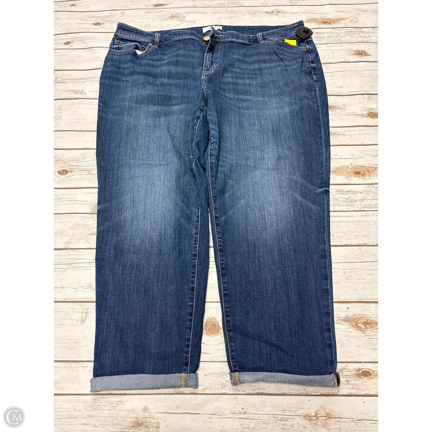 Jeans Straight By Lane Bryant In Blue Denim, Size: 22