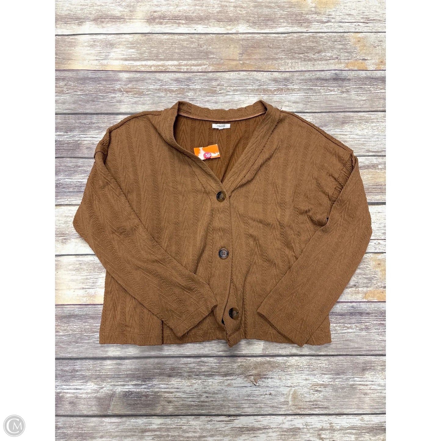 Sweater By Maurices In Brown, Size: L