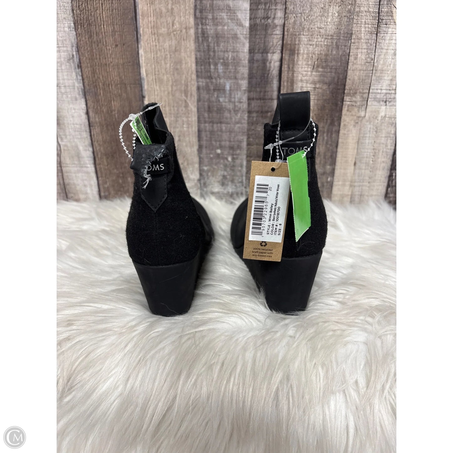 Boots Ankle Heels By Toms In Black, Size: 8