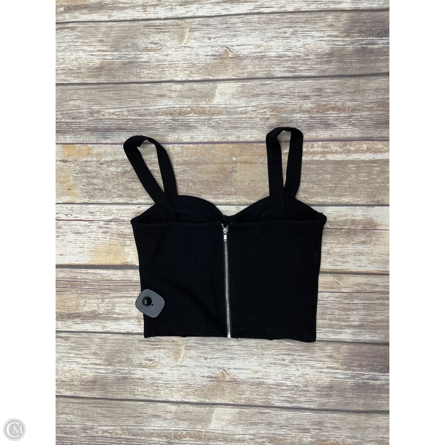 Top Sleeveless By Shinestar In Black, Size: S