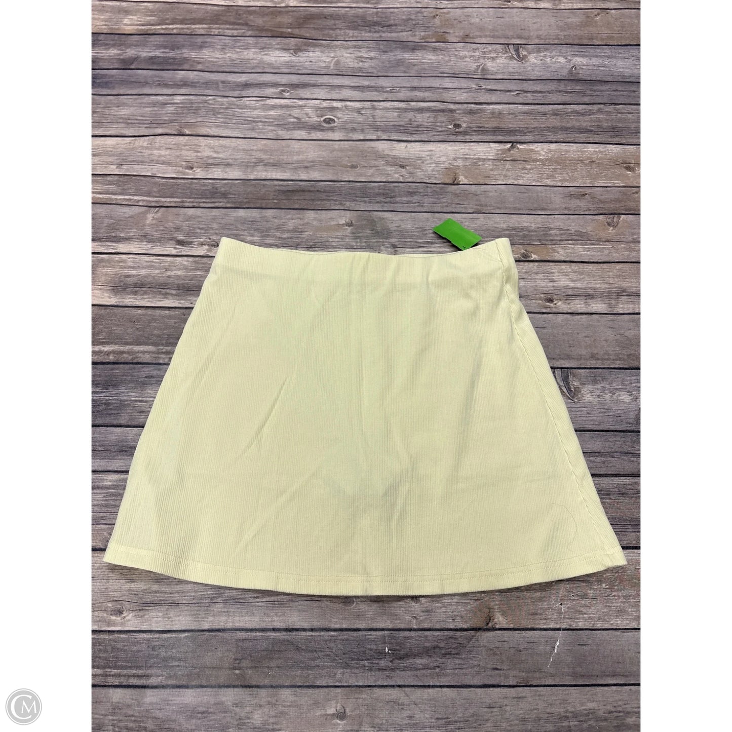 Skirt Mini & Short By Cme In Yellow, Size: M