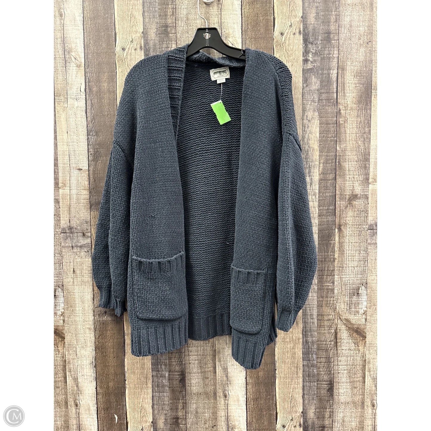 Sweater Cardigan By American Eagle In Navy, Size: S