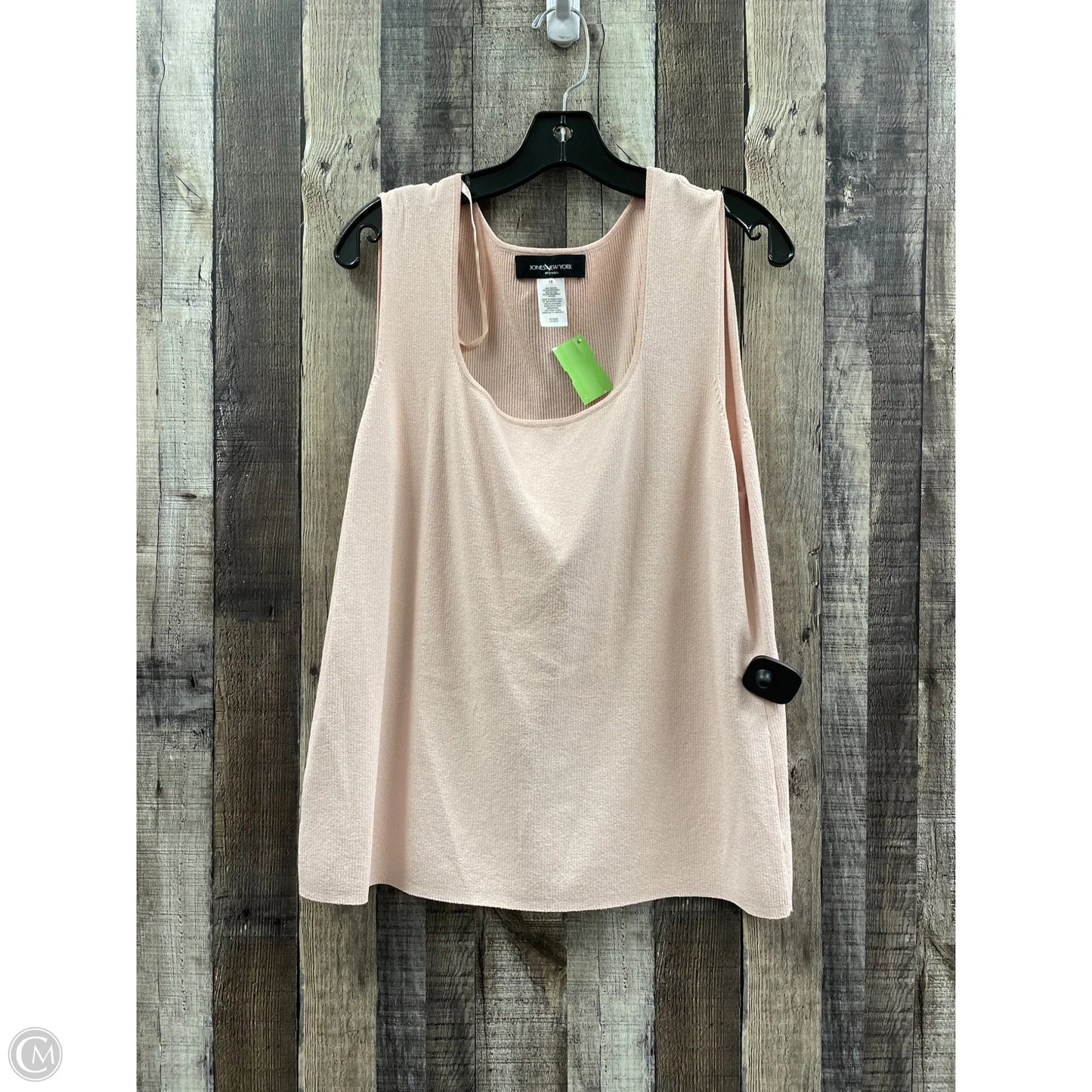 Top Sleeveless By Jones New York In Pink, Size: 1x