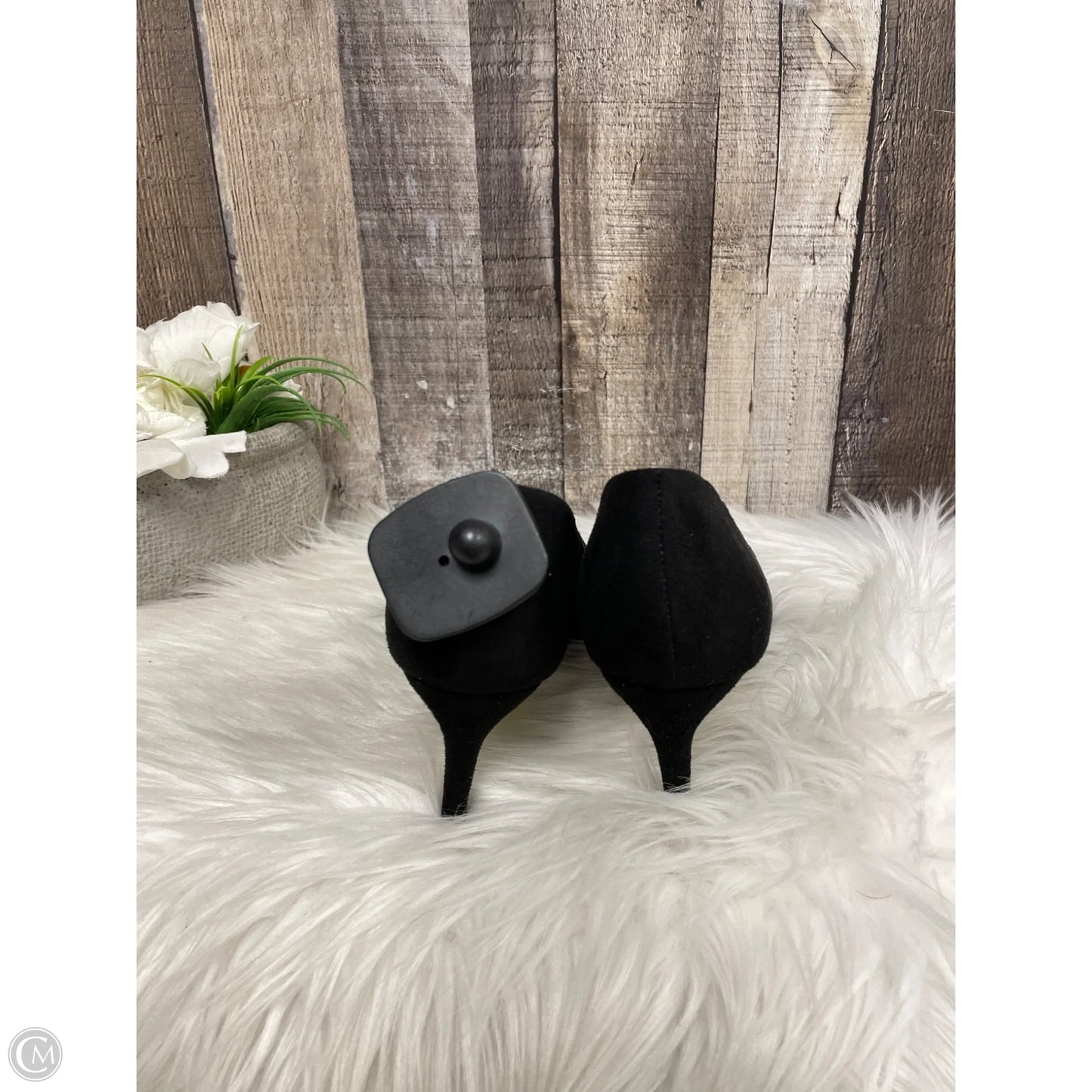 Shoes Heels Stiletto By Cushionaire In Black, Size: 8