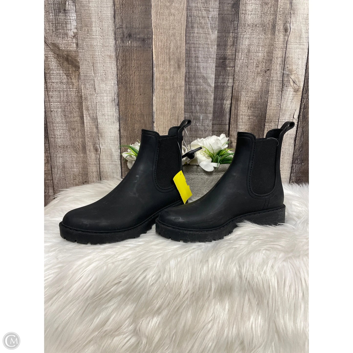 Boots Ankle Flats By Aldo In Black, Size: 6.5