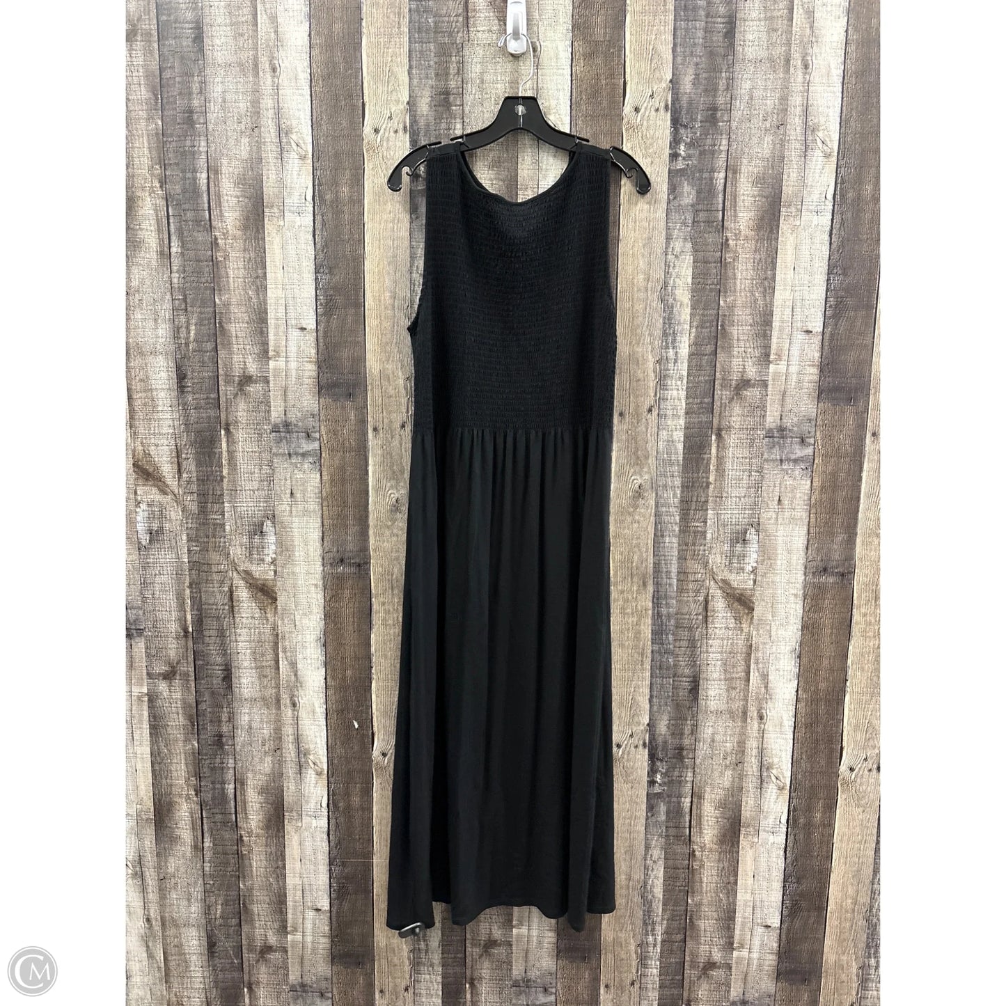 Dress Casual Maxi By J. Jill In Black, Size: L