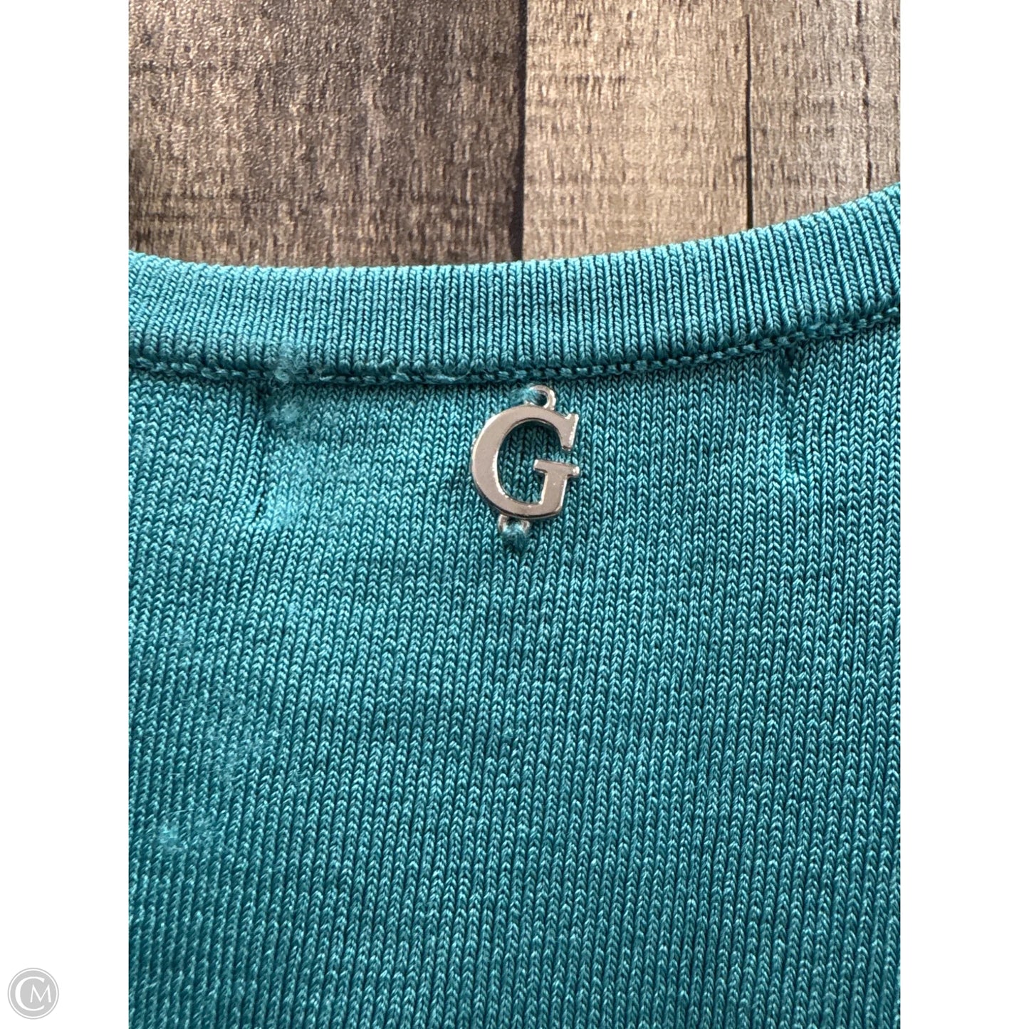 Dress Casual Midi By Guess In Blue, Size: M