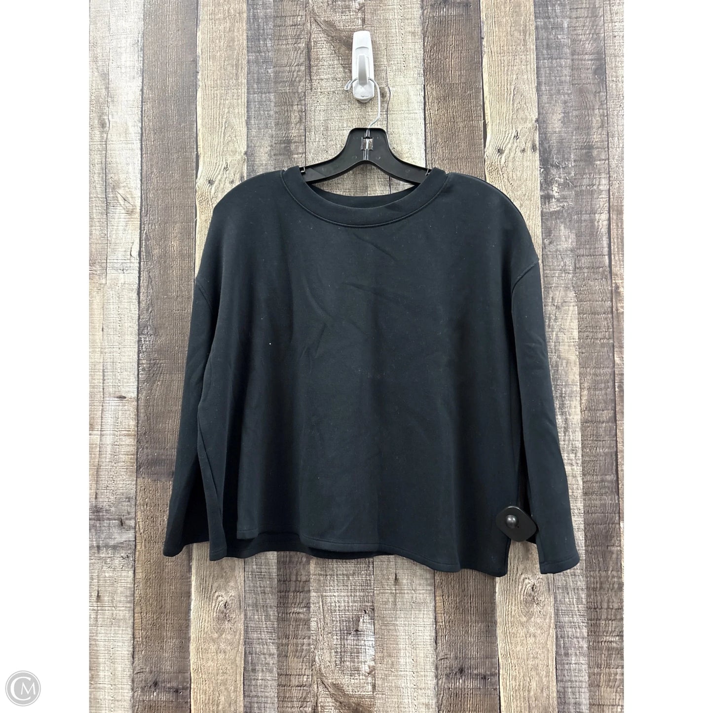 Top Long Sleeve By Lou And Grey In Black, Size: M