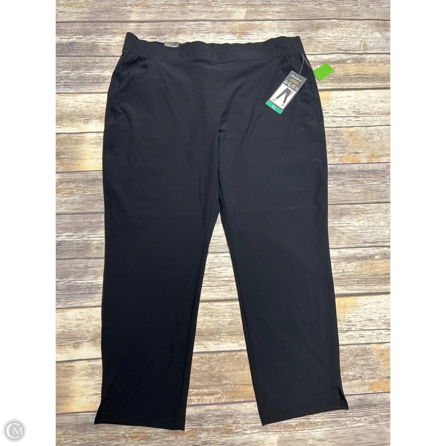 Athletic Pants By Eddie Bauer In Black, Size: Xl