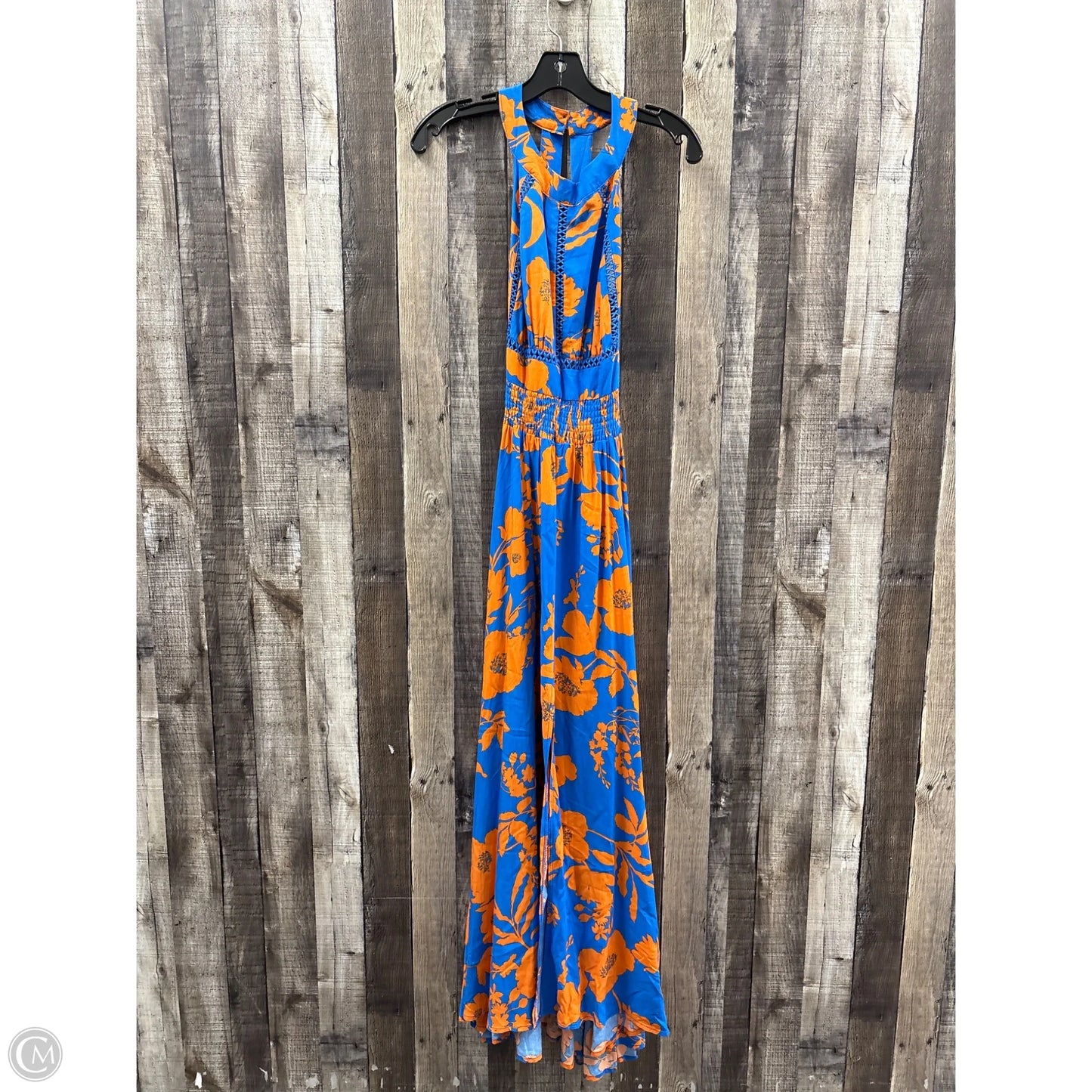 Dress Casual Maxi By Abel The Label In Blue & Orange, Size: M