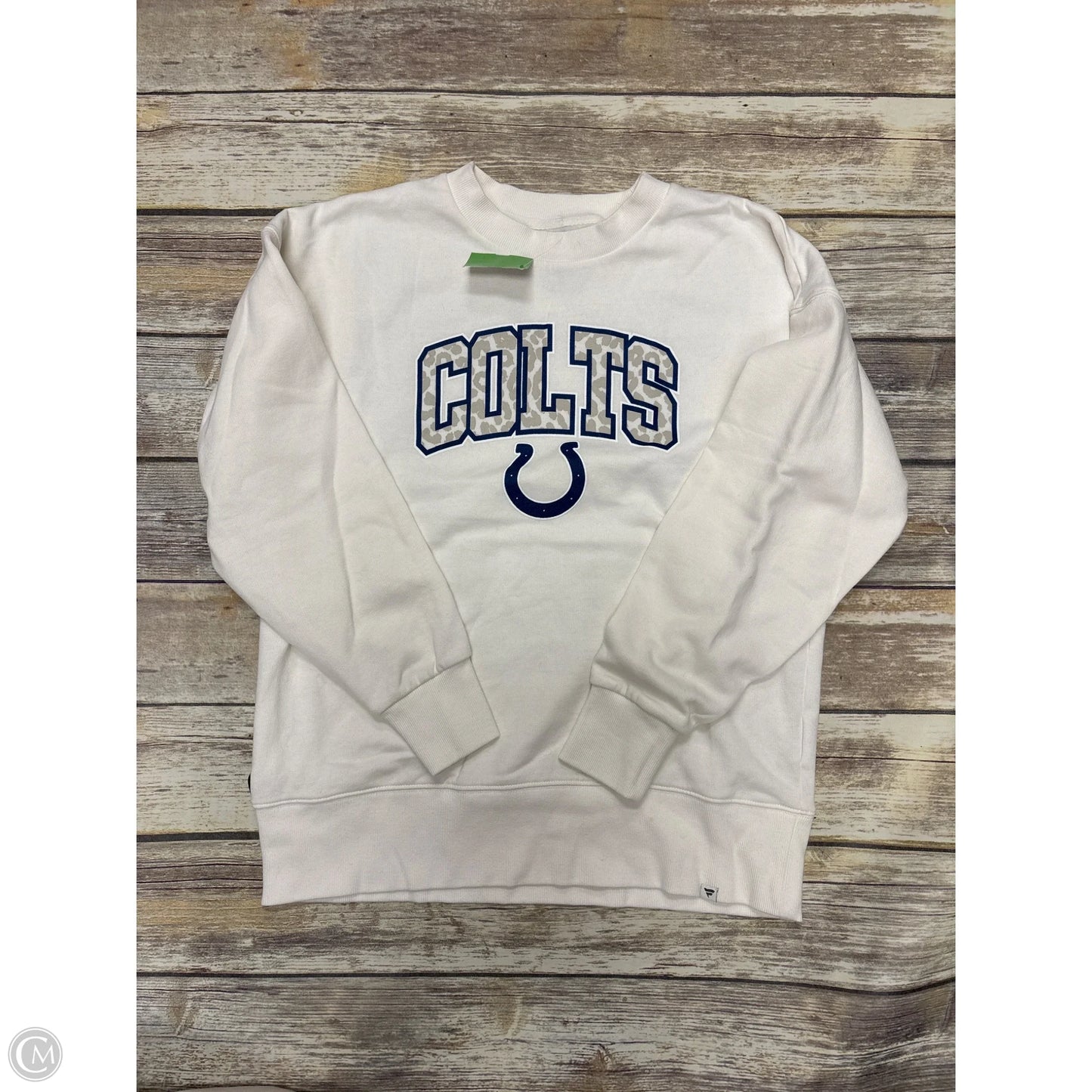 Sweatshirt Crewneck By Fanatics In White, Size: S