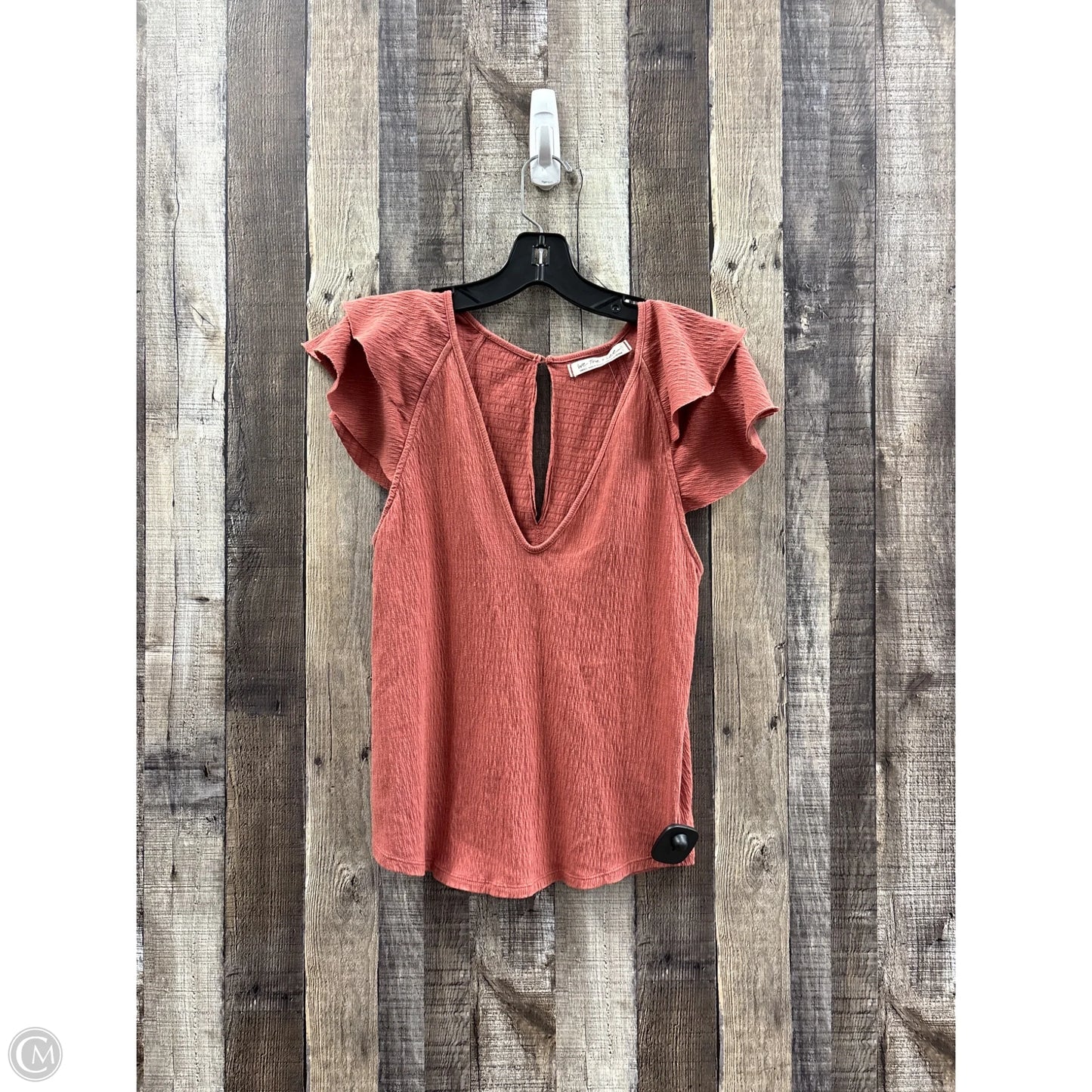 Top Short Sleeve By We The Free In Bronze, Size: S