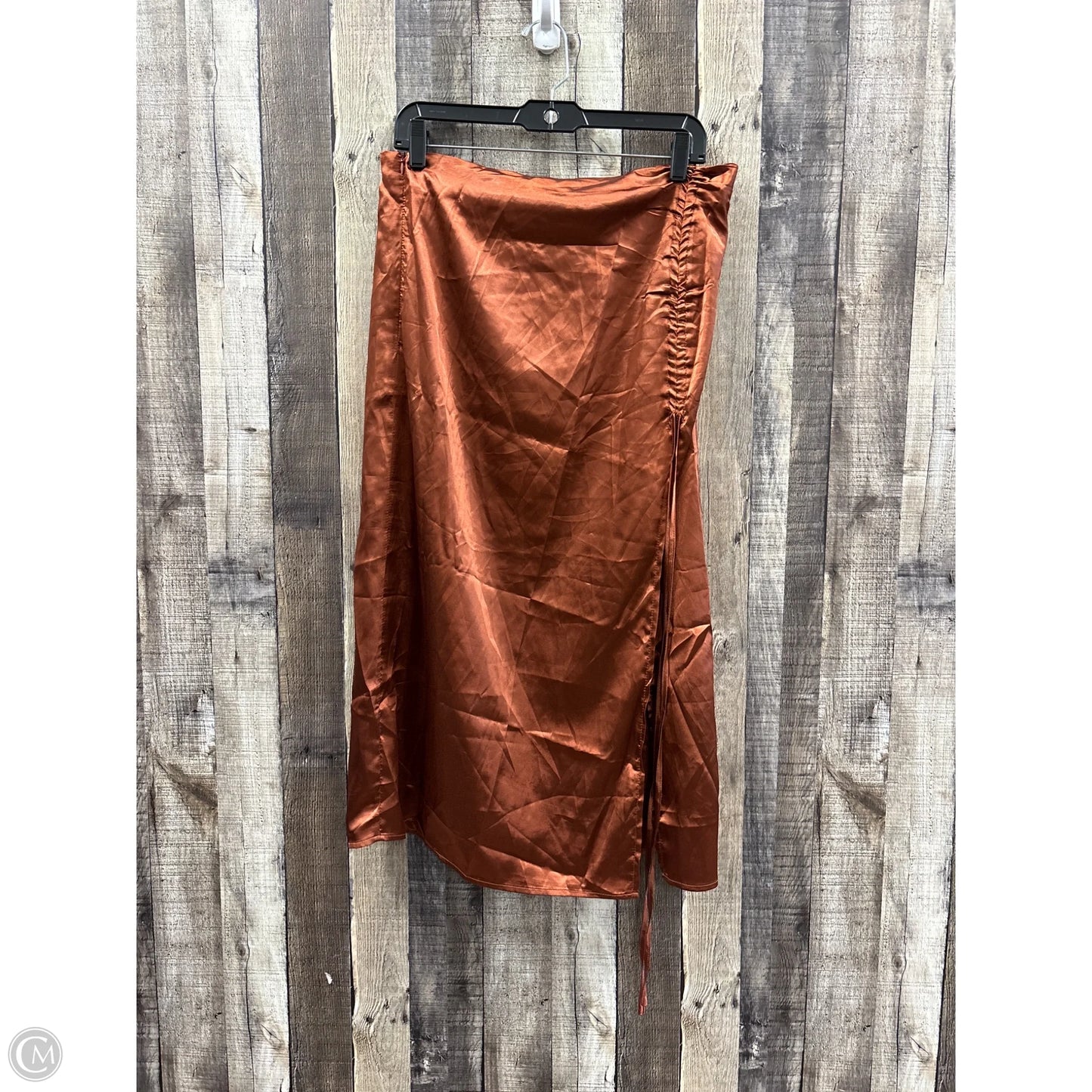 Skirt Maxi By Cider In Bronze, Size: Xl