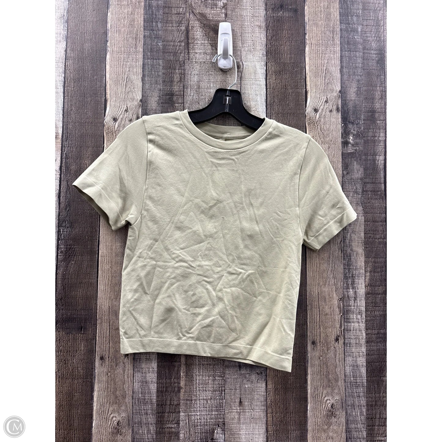 Top Short Sleeve By A New Day In Green, Size: M