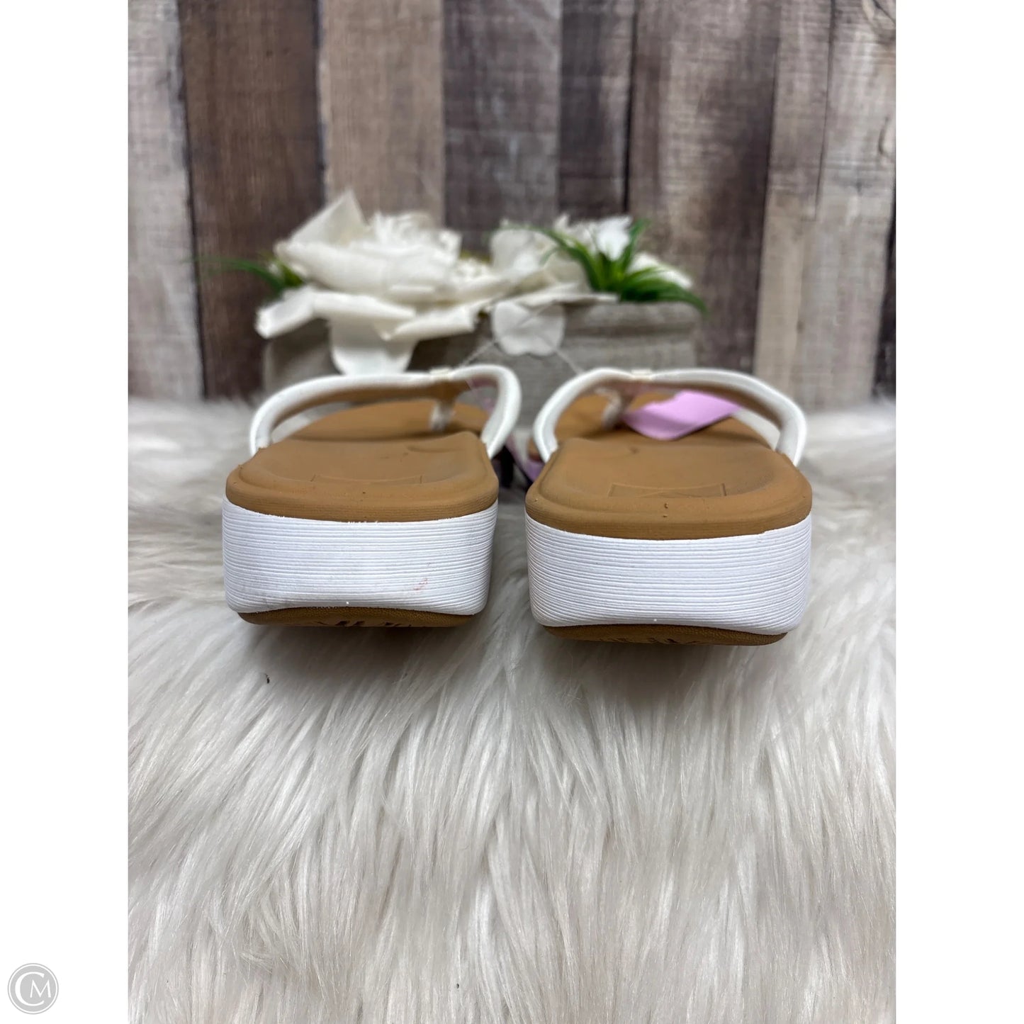 Sandals Flats By Reef In White, Size: 7