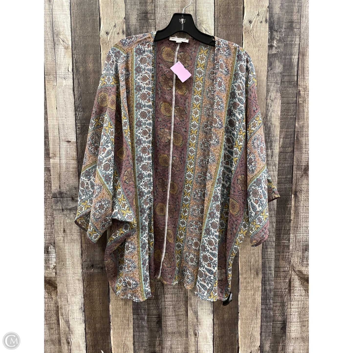 Kimono By American Eagle In Nautical Print, Size: M