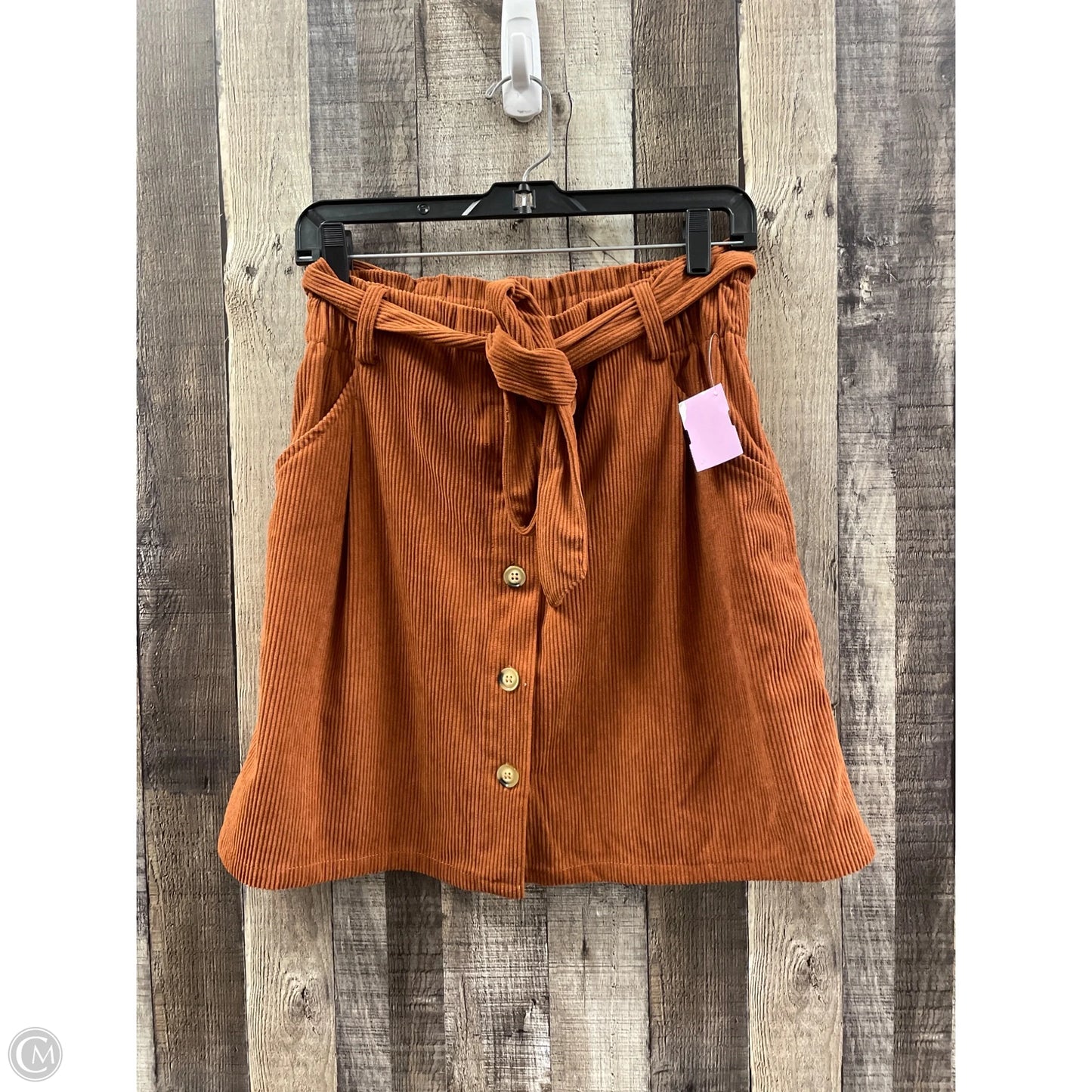 Skirt Midi By Cme In Bronze, Size: M