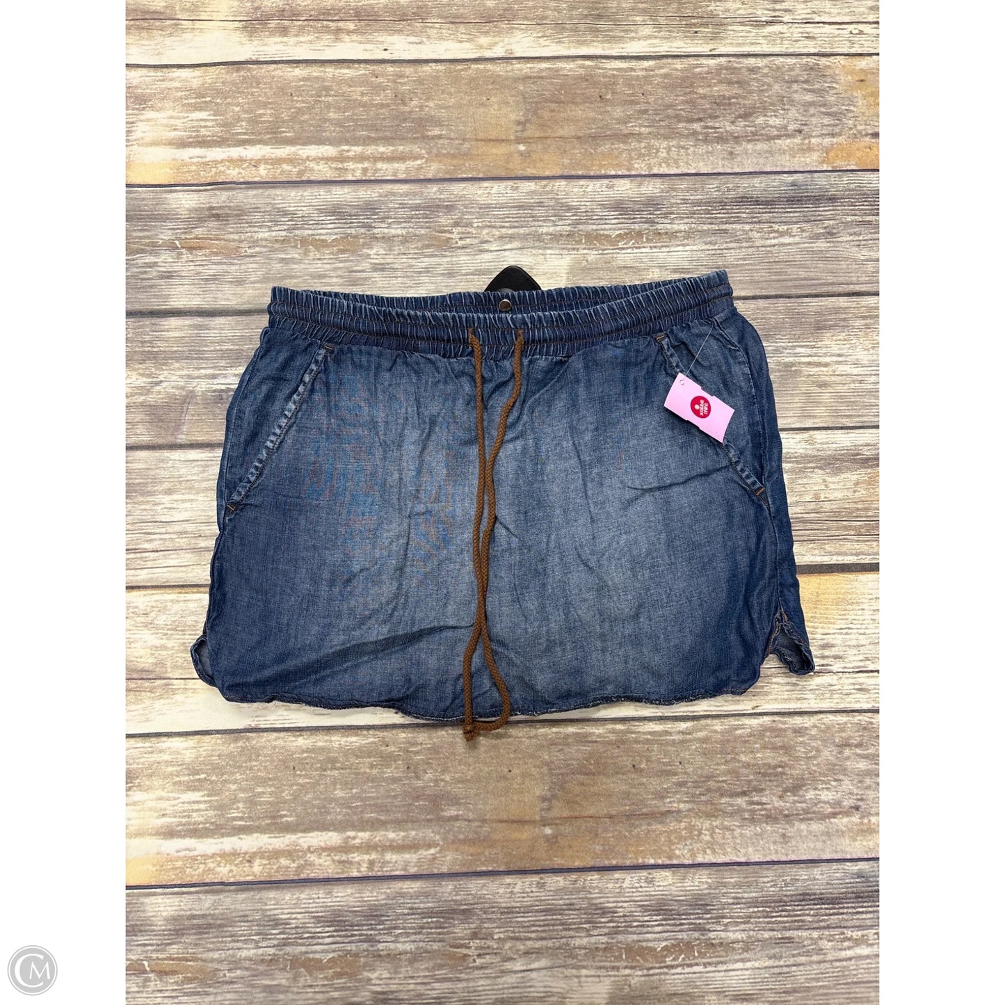 Skirt Mini & Short By Cloth & Stone In Blue Denim, Size: S