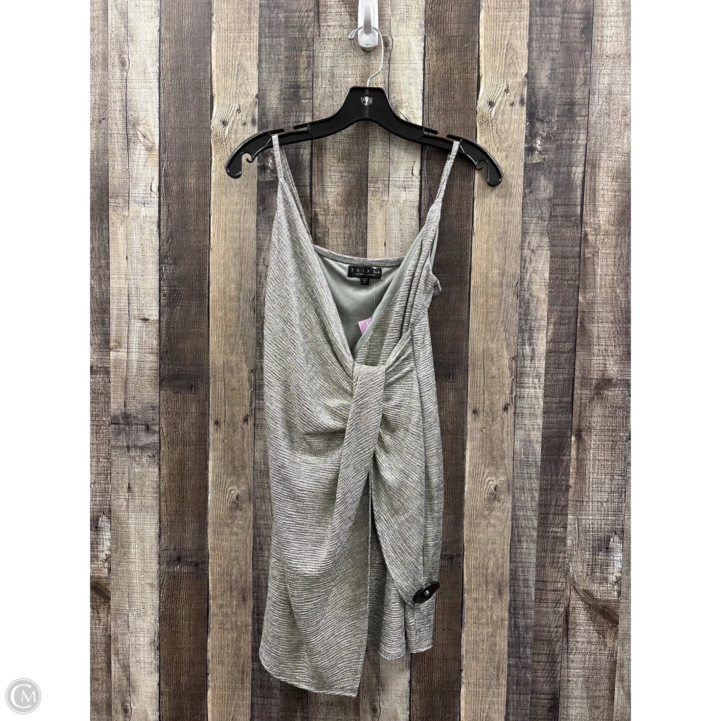 Dress Casual Midi By Trixxi In Silver, Size: S