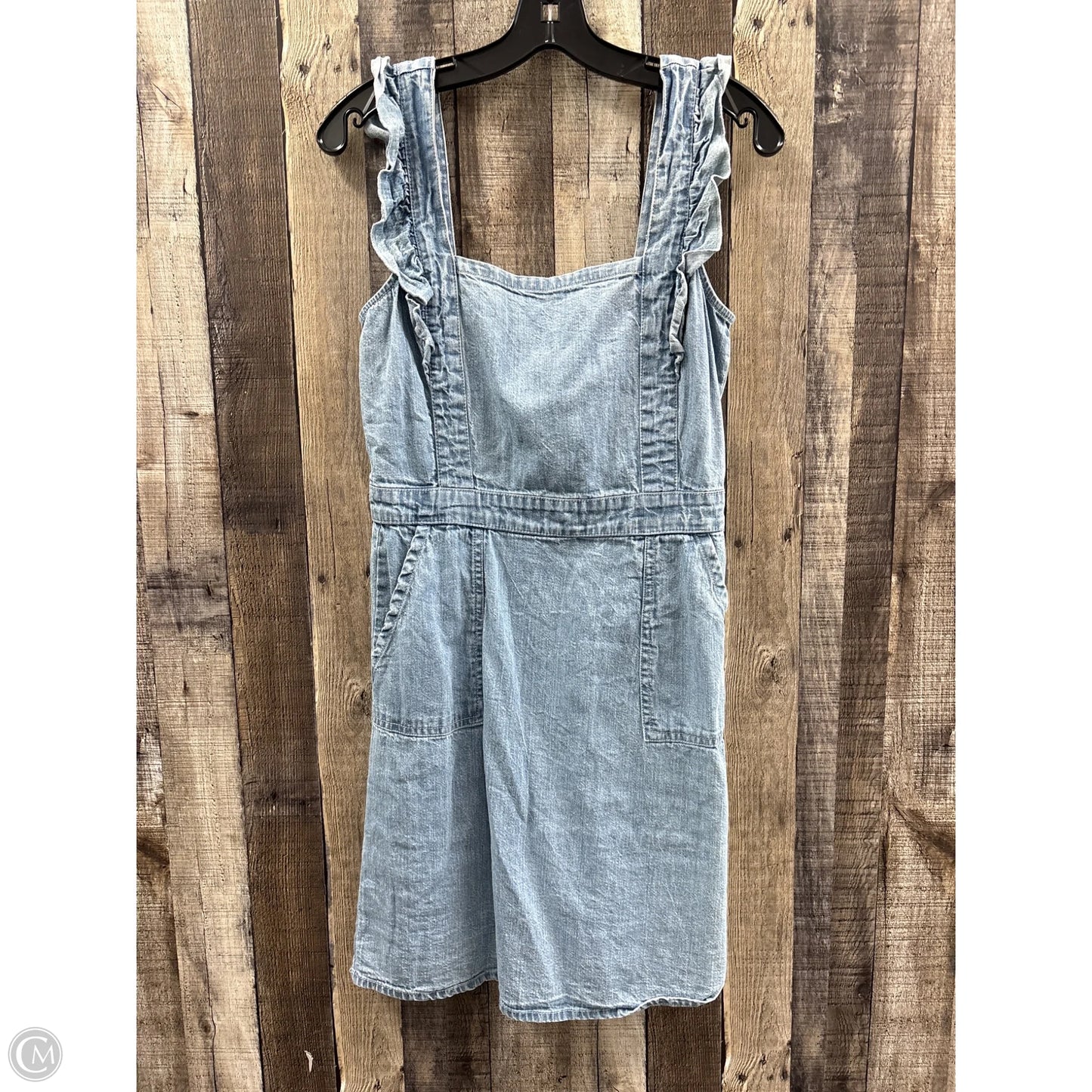 Dress Casual Midi By Japna In Blue Denim, Size: M