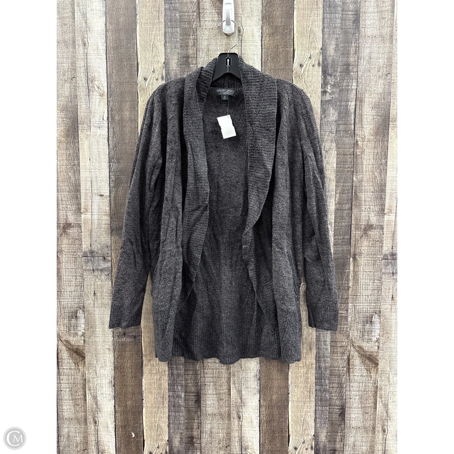 Sweater Cardigan By Barefoot Dreams In Grey, Size: M