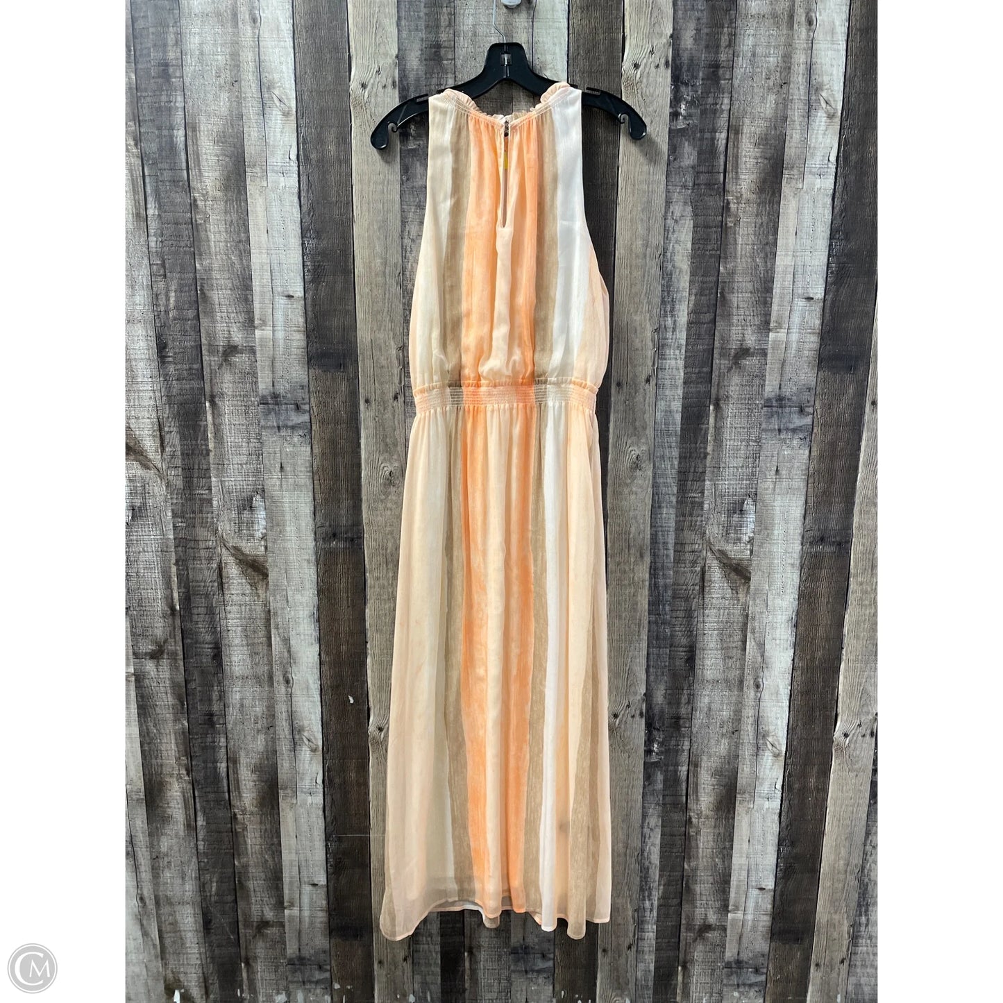 Dress Casual Maxi By Chicos In Orange, Size: 0