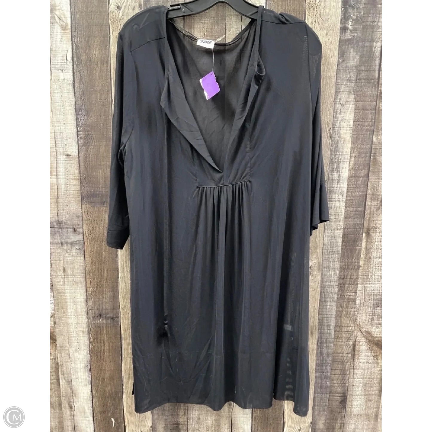 Swimwear Cover-up By Cme In Black, Size: L