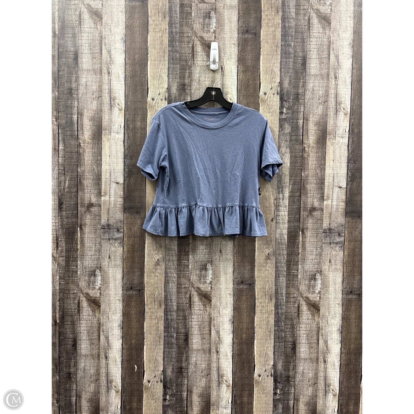 Top Short Sleeve By Arizona In Blue, Size: S