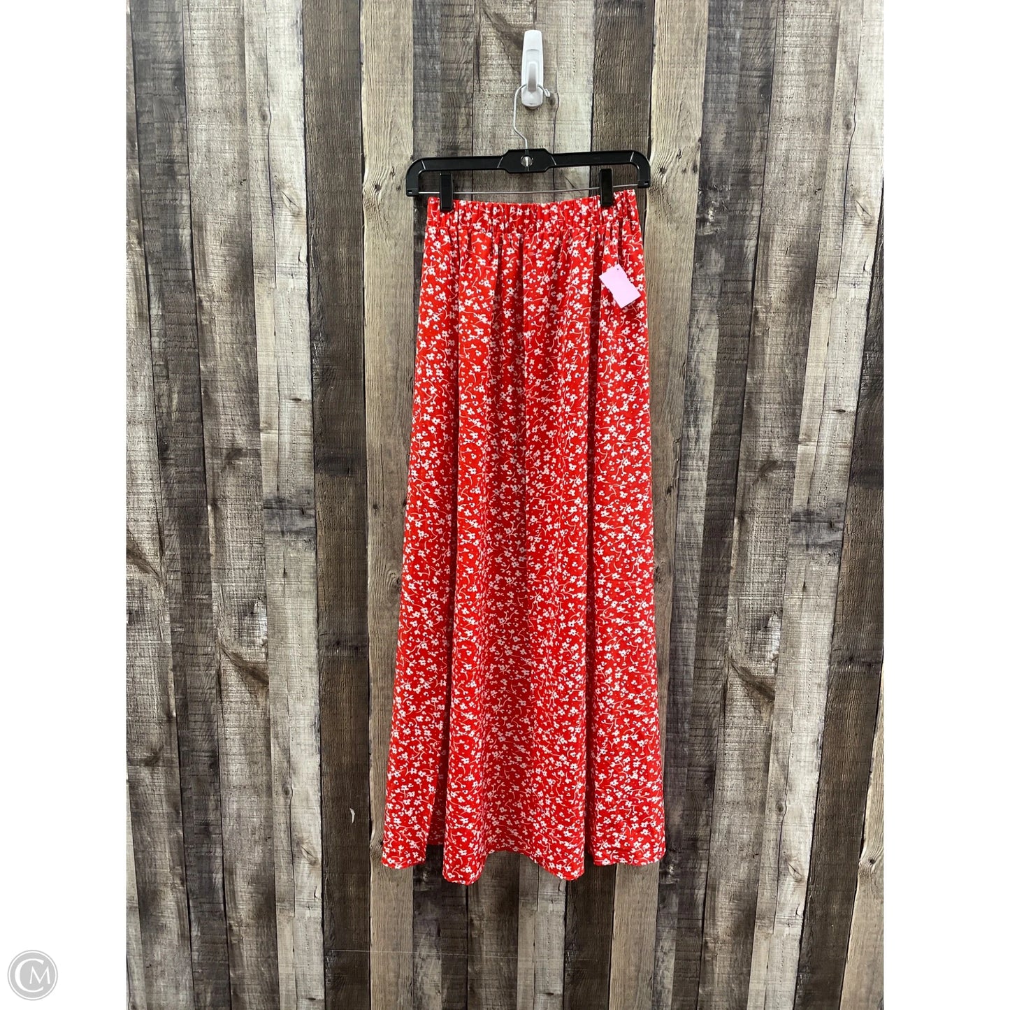 Skirt Maxi By Shein In Red, Size: Xs
