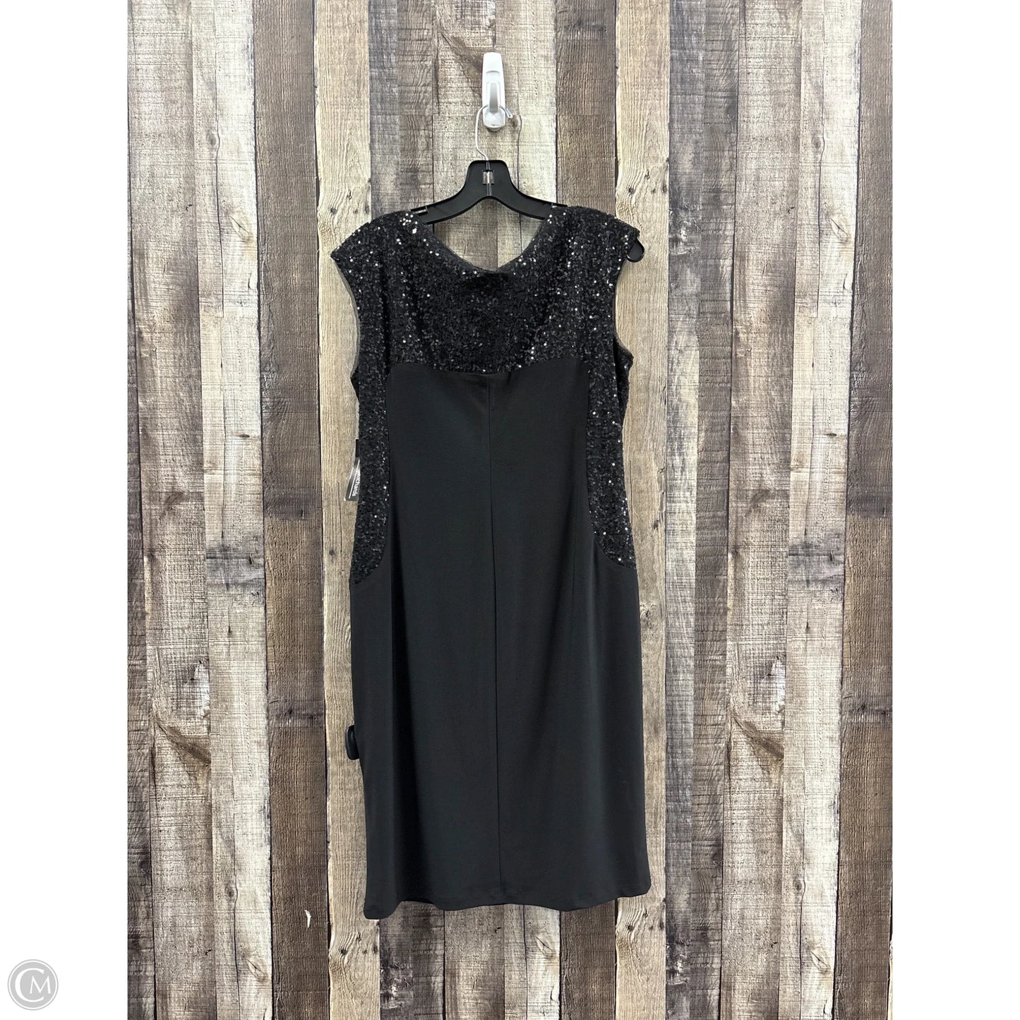 Dress Party Short By R And M Richards In Black, Size: 12