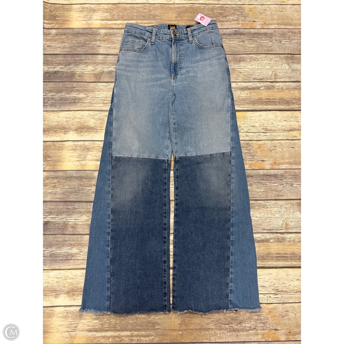 Jeans Flared By Lee In Blue, Size: 4