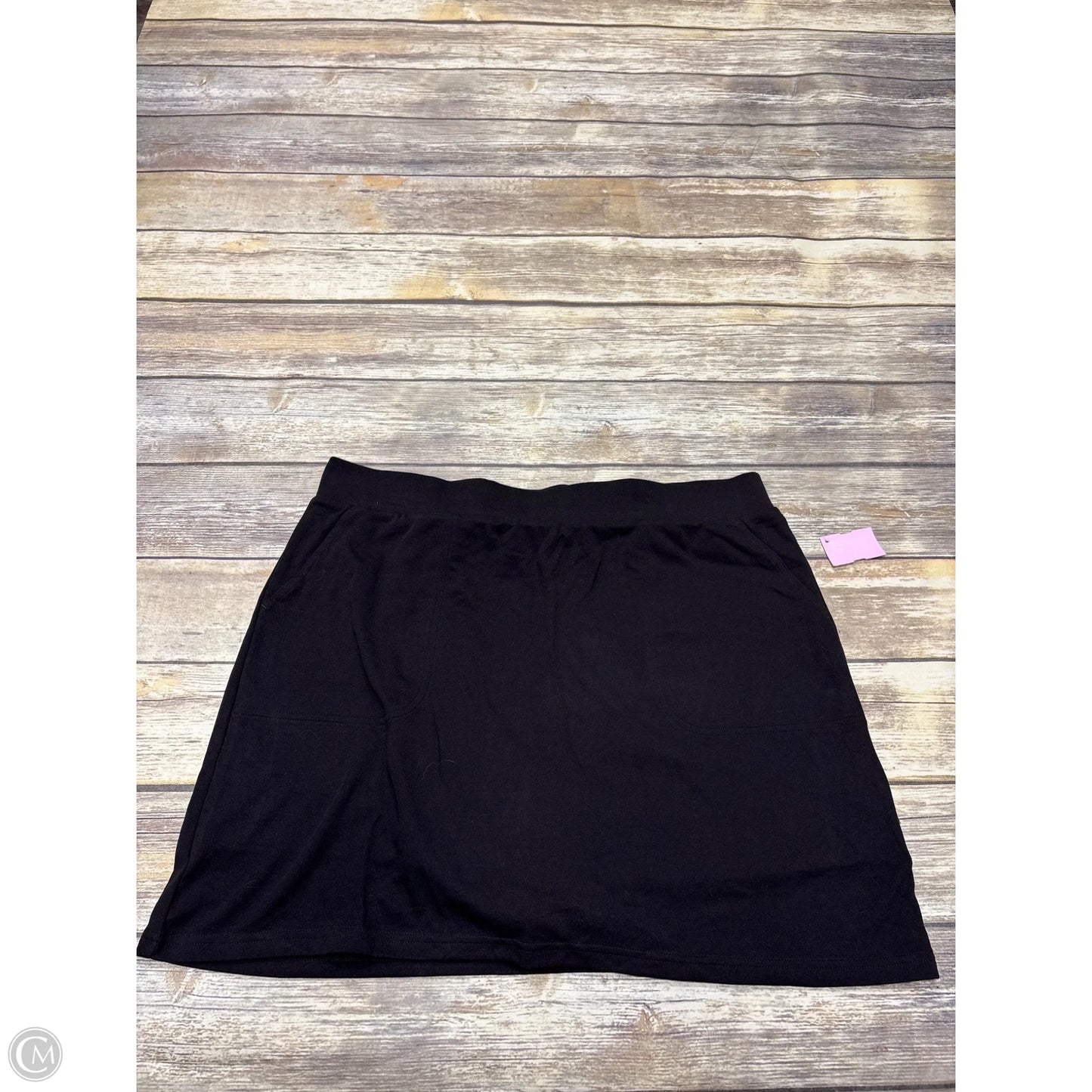 Skort By Croft And Barrow In Black, Size: L